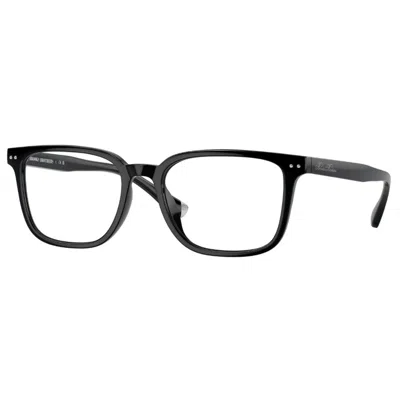 Brooks Brothers Demo Square Men's Eyeglasses Bb2065u 6064 54 In Black