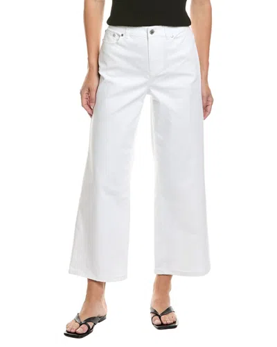Brooks Brothers Denim Wide Leg Pant In White