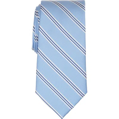 Brooks Brothers Diagonal Stripe Tie In Light Blue