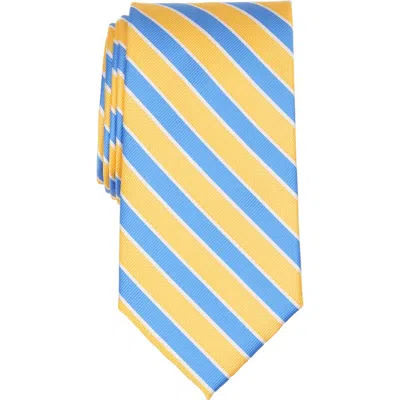 Brooks Brothers Diagonal Stripe Tie In Yellow