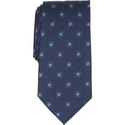 Brooks Brothers Diamond Flower Neat Tie In Navy