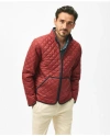 Brooks Brothers Diamond Quilted Liner Jacket In Red
