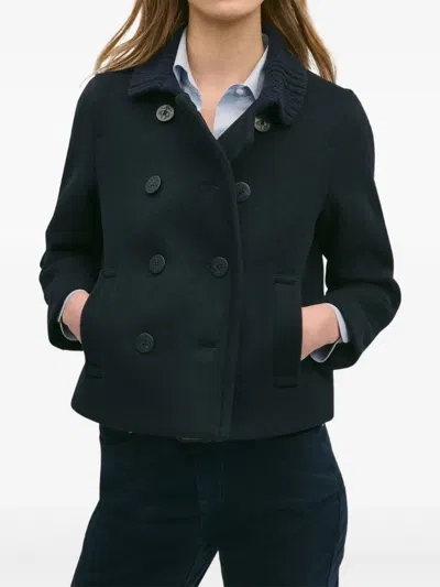 Brooks Brothers Double-breasted Jacket In Blue