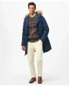 Brooks Brothers Down Parka Jacket In Navy