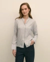 Brooks Brothers Drapey Thin Stripe Shirt In Multi