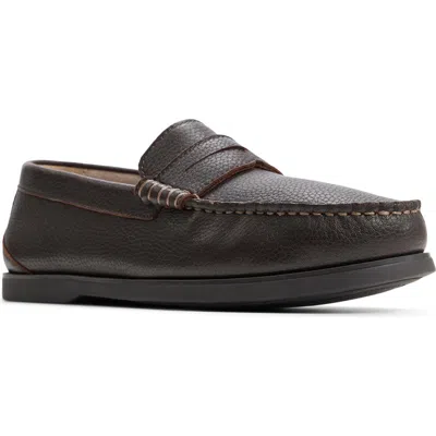 Brooks Brothers Eastport Penny Loafer In Brown