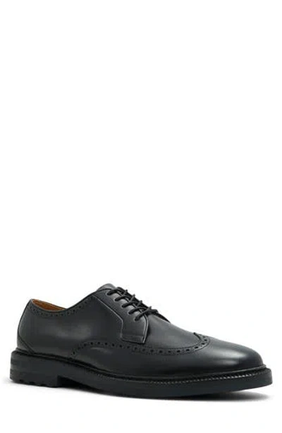 Brooks Brothers Ellington Wingtip Derby In Black