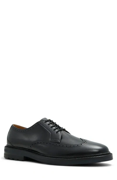 Brooks Brothers Ellington Wingtip Derby In Black