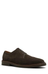 Brooks Brothers Leather Suede Wingtip Derby Shoes In Dark Brown