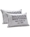 Brooks Brothers Est. Decorative Pillow In Gray