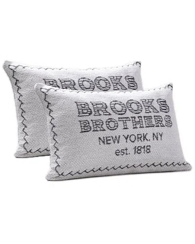BROOKS BROTHERS BROOKS BROTHERS EST. DECORATIVE PILLOW