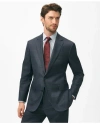 Brooks Brothers Explorer Collection Classic Fit Wool Checked Suit Jacket In Navy