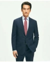 Brooks Brothers Explorer Collection Classic Fit Wool Checked Suit Jacket In Navy