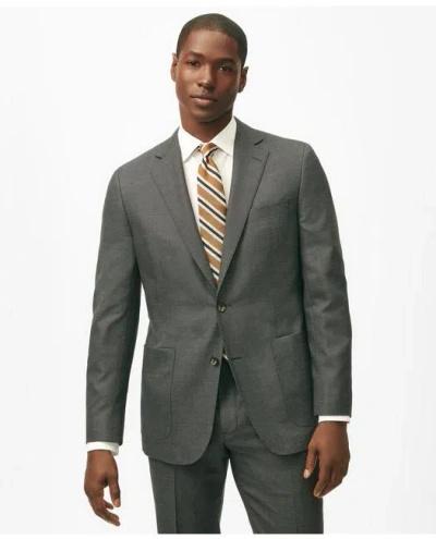 Brooks Brothers Explorer Collection Classic Fit Wool Nailhead Suit Jacket In Grey