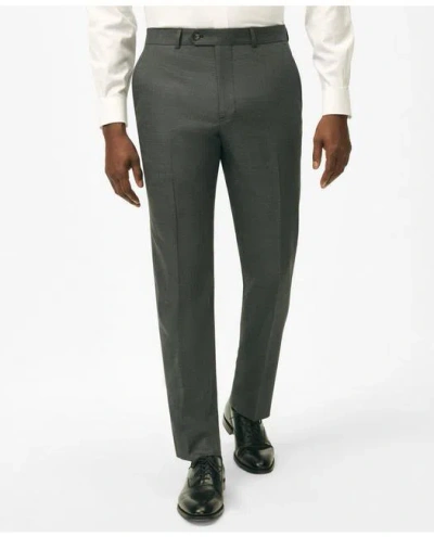 Brooks Brothers Explorer Collection Classic Fit Wool Nailhead Suit Pants In Grey