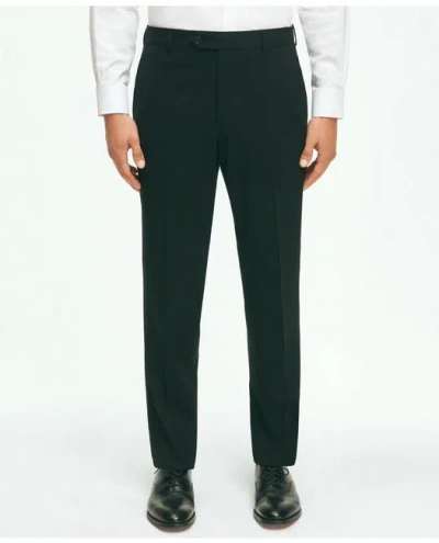 Brooks Brothers Explorer Collection Classic Fit Wool Suit Pants In Black