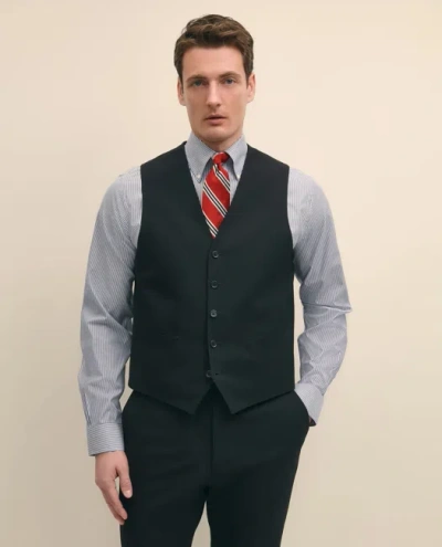 Brooks Brothers Explorer Collection Classic Fit Wool Suit Vest In Blue