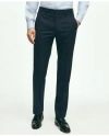 Brooks Brothers Explorer Collection Regent Fit Merino Wool Windowpane Suit Pants In Navy