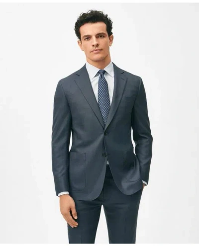 Brooks Brothers Explorer Collection Slim Fit Wool Nailhead Suit Jacket In Blue