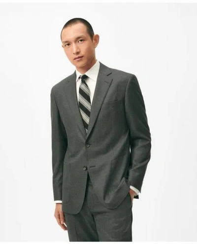 Brooks Brothers Explorer Collection Slim Fit Wool Nailhead Suit Jacket In Grey