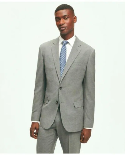 Brooks Brothers Explorer Collection Slim Fit Wool Suit Jacket In Grey
