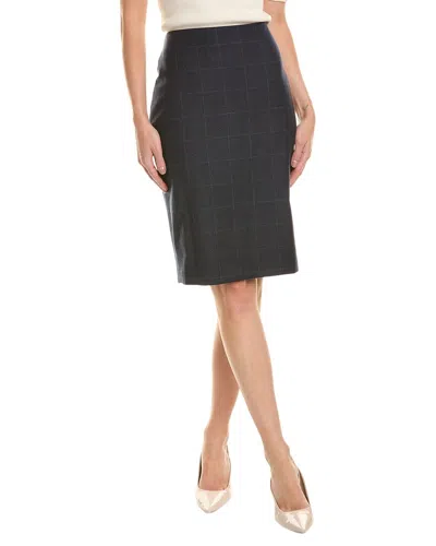 Brooks Brothers Explorer Wool-blend Pencil Skirt In Grey