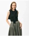 Brooks Brothers Twinset Shell In Merino Wool Sweater In Black