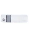 Brooks Brothers Fancy Border Bath Sheet In Silver