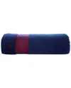 Brooks Brothers Fancy Border Bath Sheetnavy In Navy