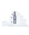 Brooks Brothers Fancy Border Bath Towels In White