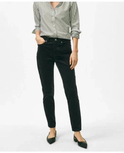 Brooks Brothers Five-pocket Corduroy Pants In Black