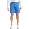 Brooks Brothers Flat Front Poplin Shorts In Brightcobalt