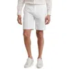 Brooks Brothers Flat Front Poplin Shorts In White