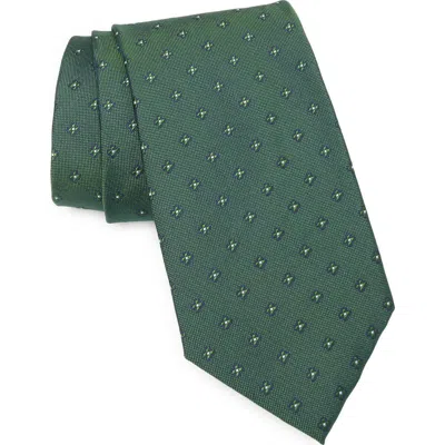 Brooks Brothers Flower Neat Tie In Green
