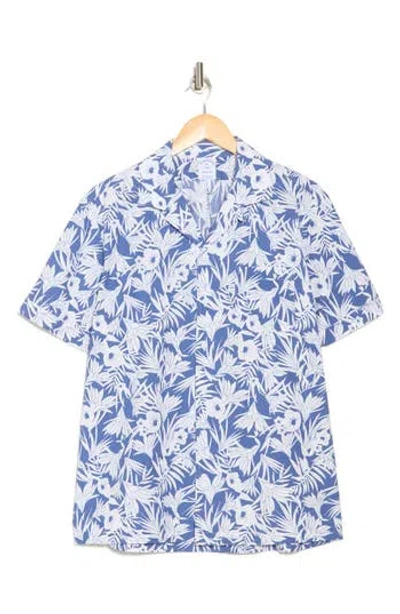 Brooks Brothers Flower Poplin Cotton Camp Shirt In Tropical