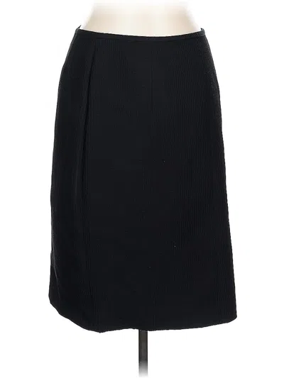 Pre-owned Brooks Brothers Formal Skirt In Black