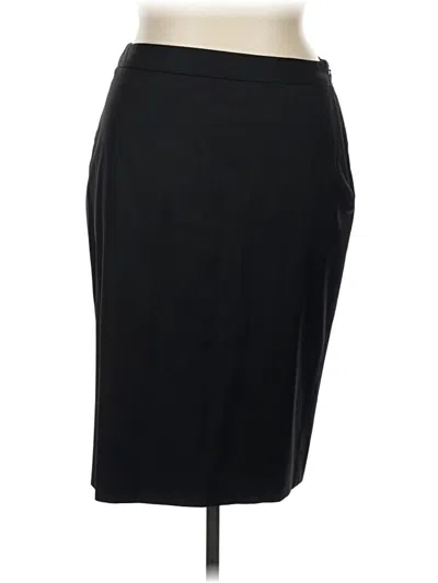 Pre-owned Brooks Brothers Formal Skirt In Black
