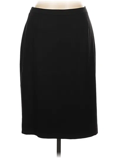 Pre-owned Brooks Brothers Formal Skirt In Black