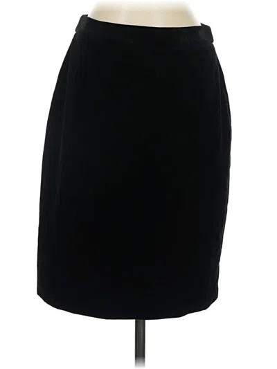 Pre-owned Brooks Brothers Formal Skirt In Black