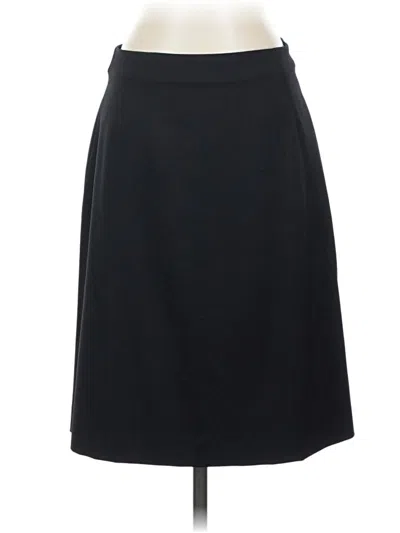 Pre-owned Brooks Brothers Formal Skirt In Black
