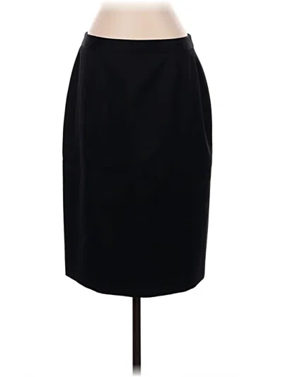 Pre-owned Brooks Brothers Formal Skirt In Black
