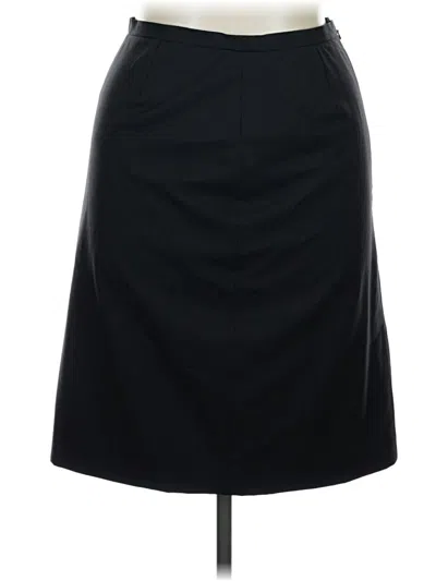 Pre-owned Brooks Brothers Formal Skirt In Black