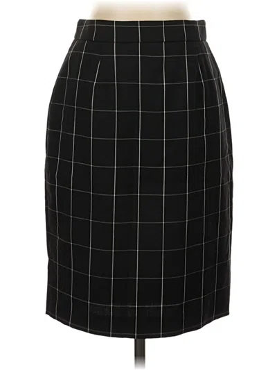 Pre-owned Brooks Brothers Formal Skirt In Black