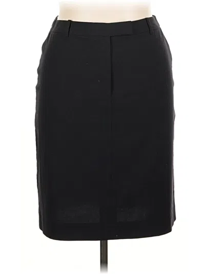 Pre-owned Brooks Brothers Formal Skirt In Black