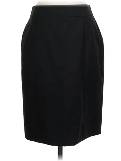 Pre-owned Brooks Brothers Formal Skirt In Black