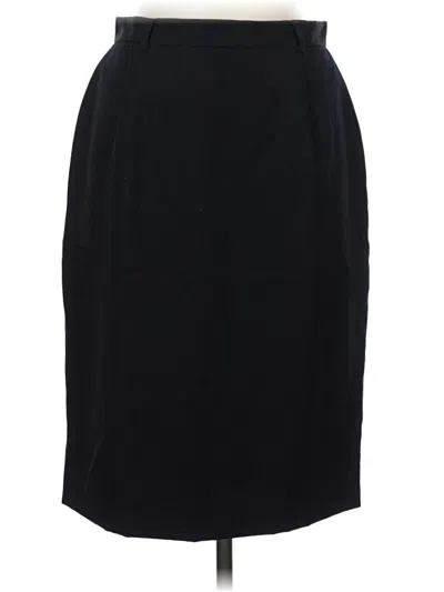 Pre-owned Brooks Brothers Formal Skirt In Black
