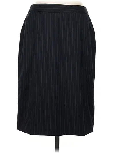Pre-owned Brooks Brothers Formal Skirt In Black