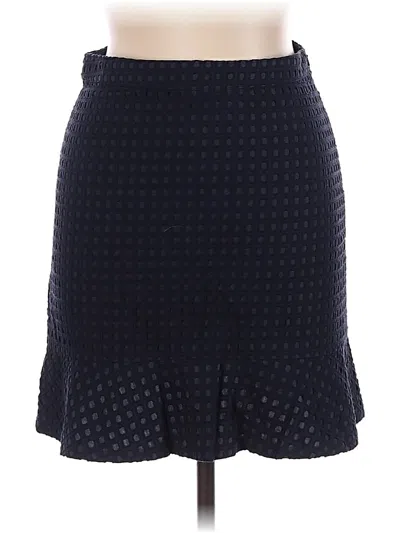 Pre-owned Brooks Brothers Formal Skirt In Blue
