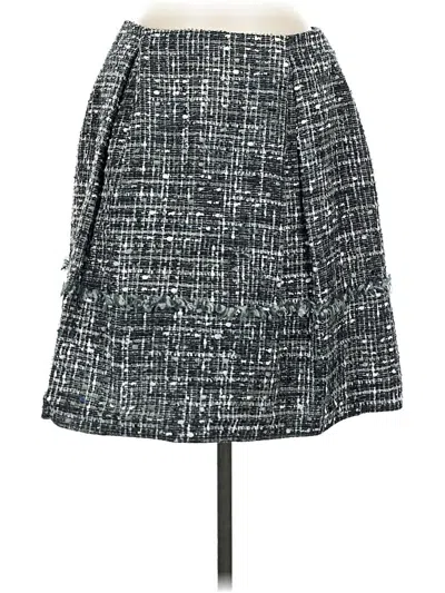 Pre-owned Brooks Brothers Formal Skirt In Gray
