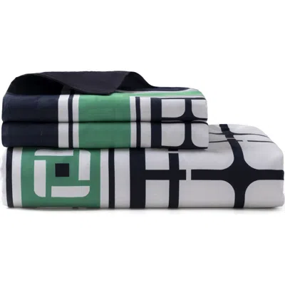 Brooks Brothers Framed Print Broken Cotton Duvet Cover & Sham Set